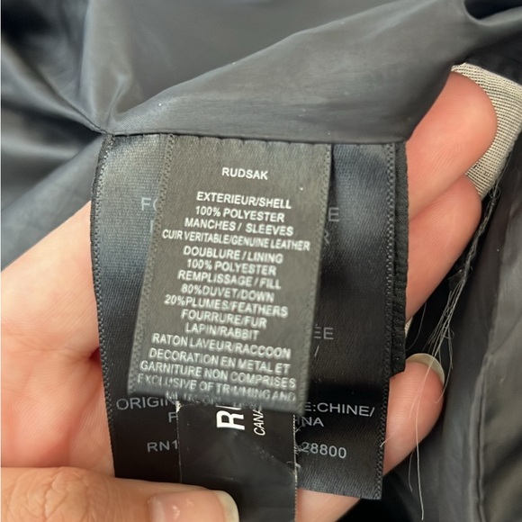 Rudsak Genuine Leather & Fur Grace Jacket Size M - Picture 8 of 9